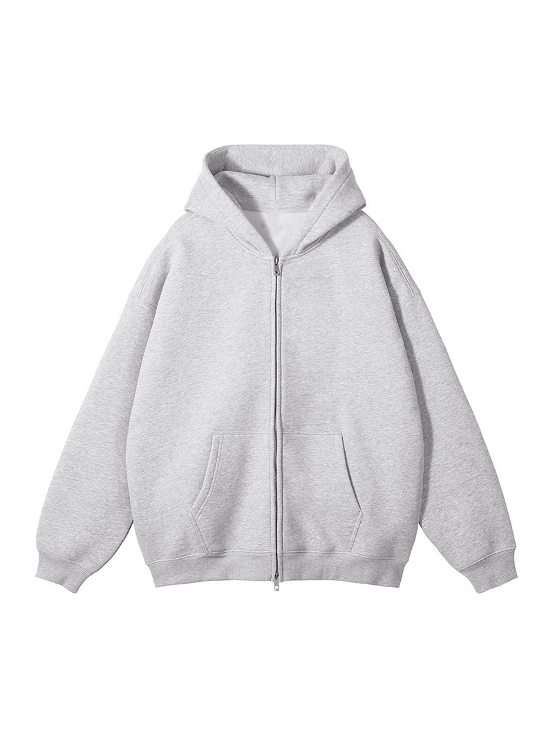 Essential Fleece Zip-Through Hoodie
