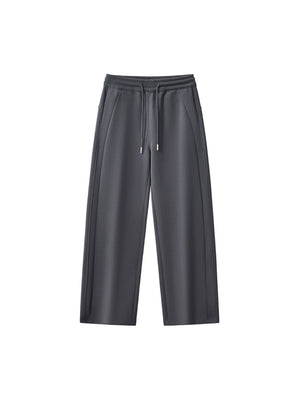 Essential Drawstring Straight-Leg Sweatpants