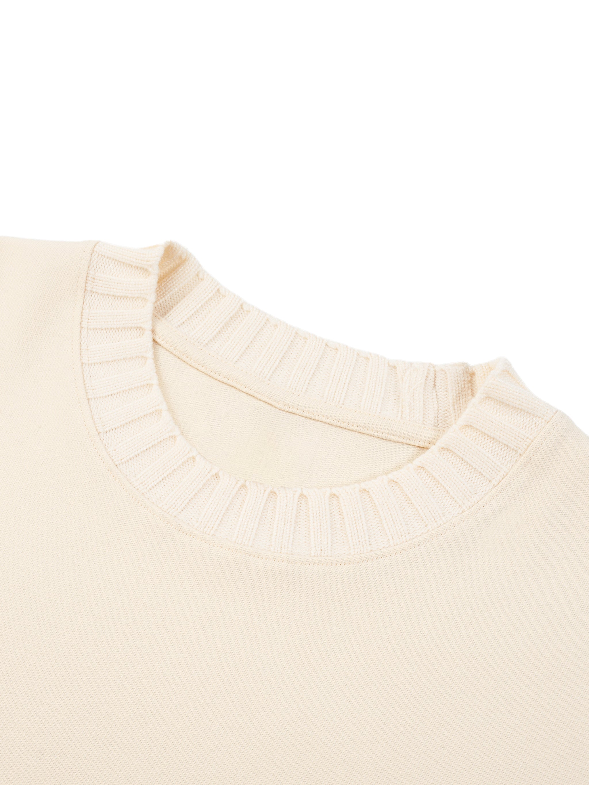 Knitted Round Neck Oversize Sweatshirt