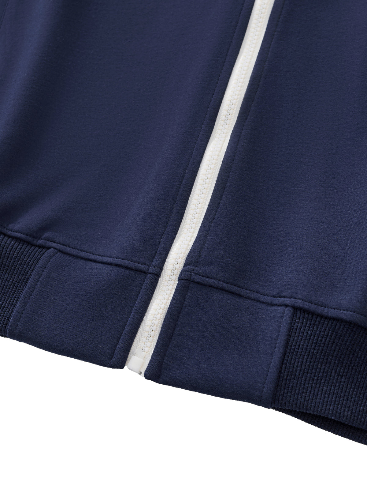Contrast Side-Stripe Stand Collar  Jacket