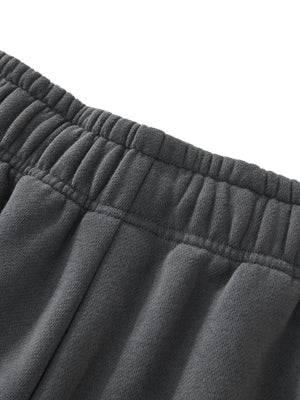 Relaxed Drawstring Three-quarter Sweatpants