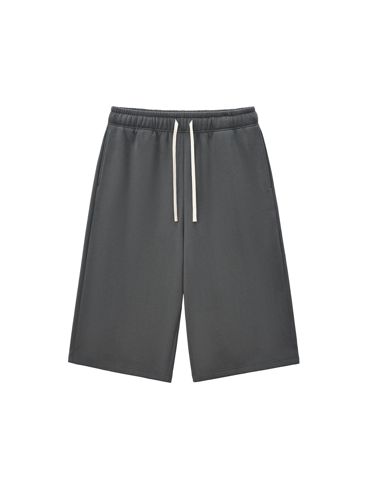 Relaxed Drawstring Three-quarter Sweatpants