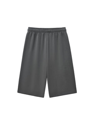 Relaxed Drawstring Three-quarter Sweatpants