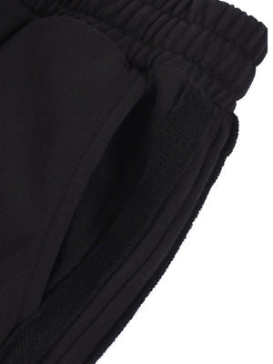 Contrast Tape Straight-Leg Sweatpants