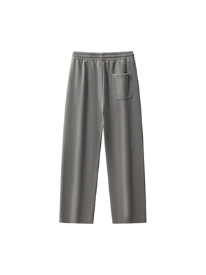 Frayed Enzyme Washed Fleece Sweatpants