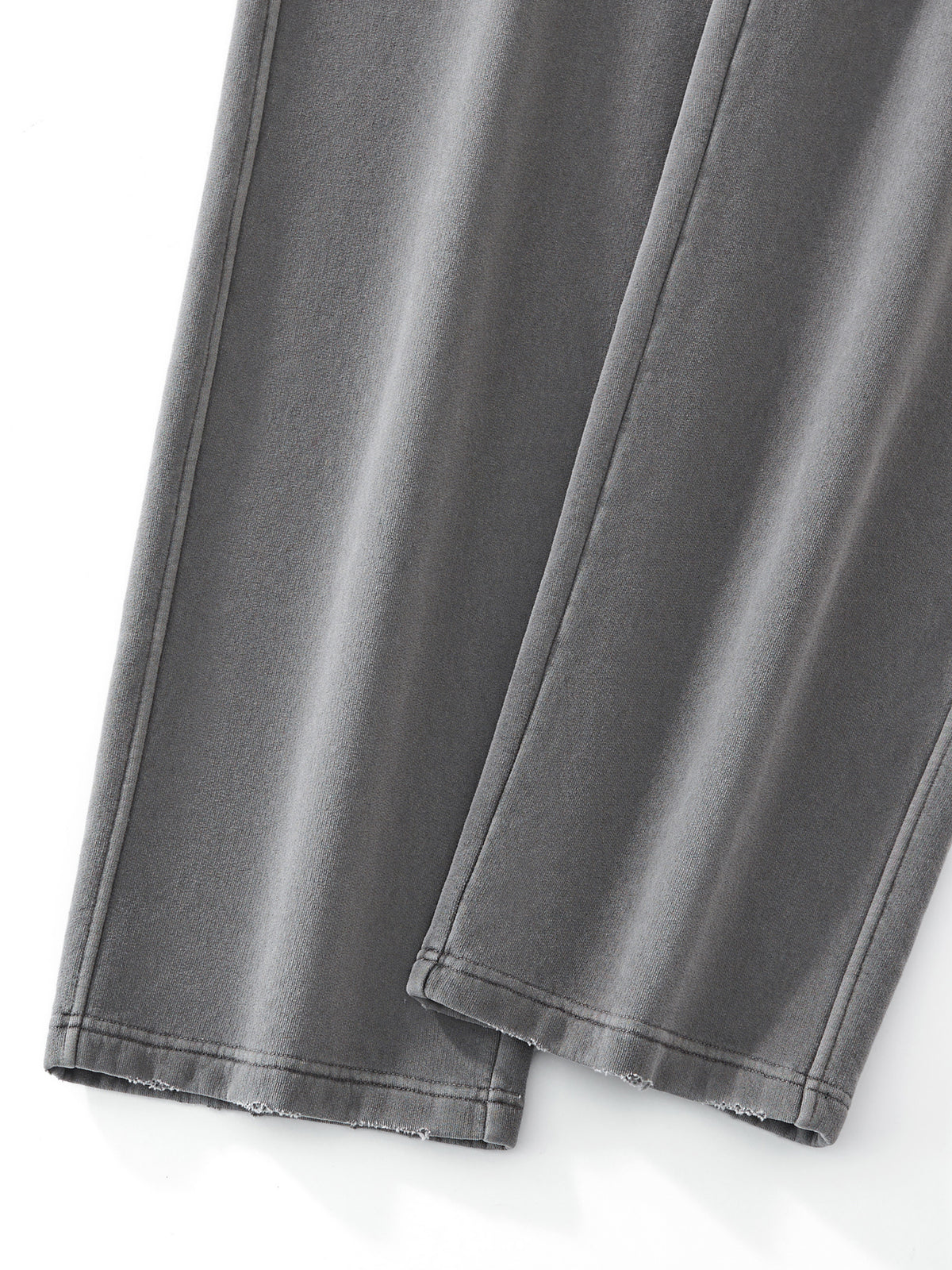 Frayed Enzyme Washed Fleece Sweatpants