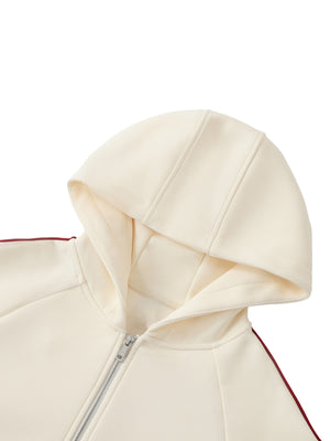 Heavyweight Raglan Sleeve Zip Hoodie