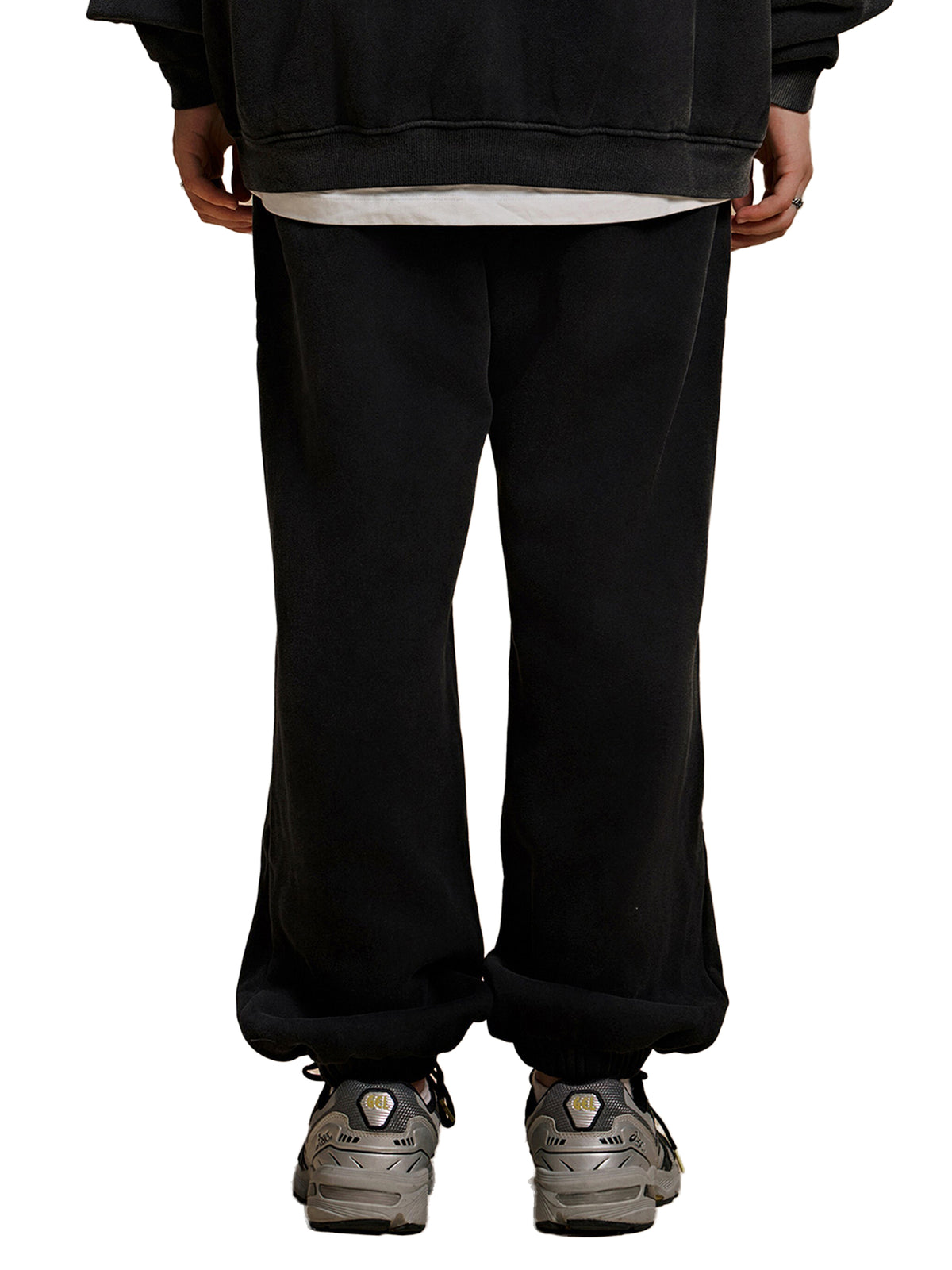 Sun Fade Contrast Tape Fleece Jogged Sweatpants