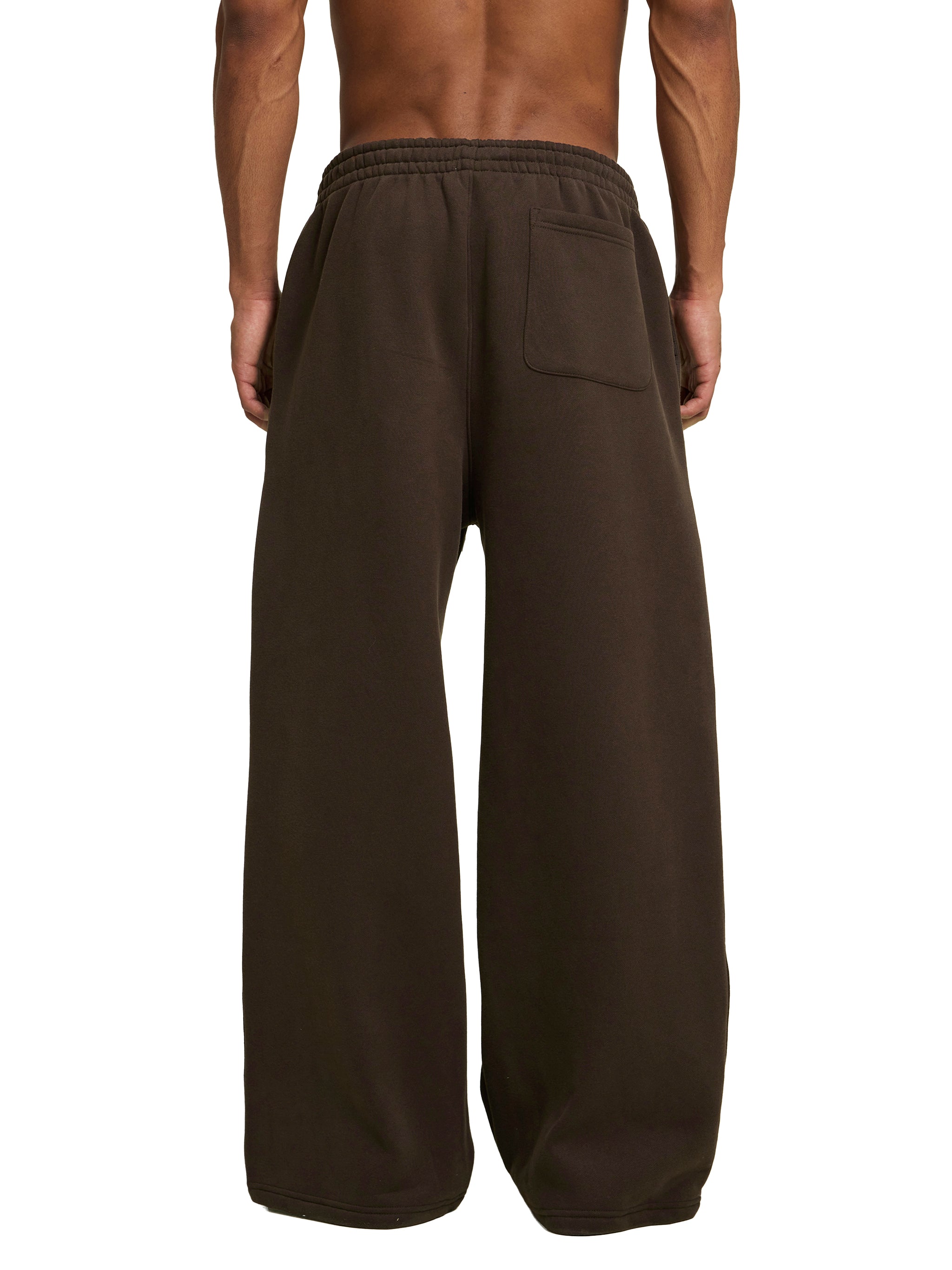 Fleece Drawstring Straight-Leg Sweatpants