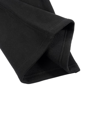 Fleece Drawstring Straight-Leg Sweatpants