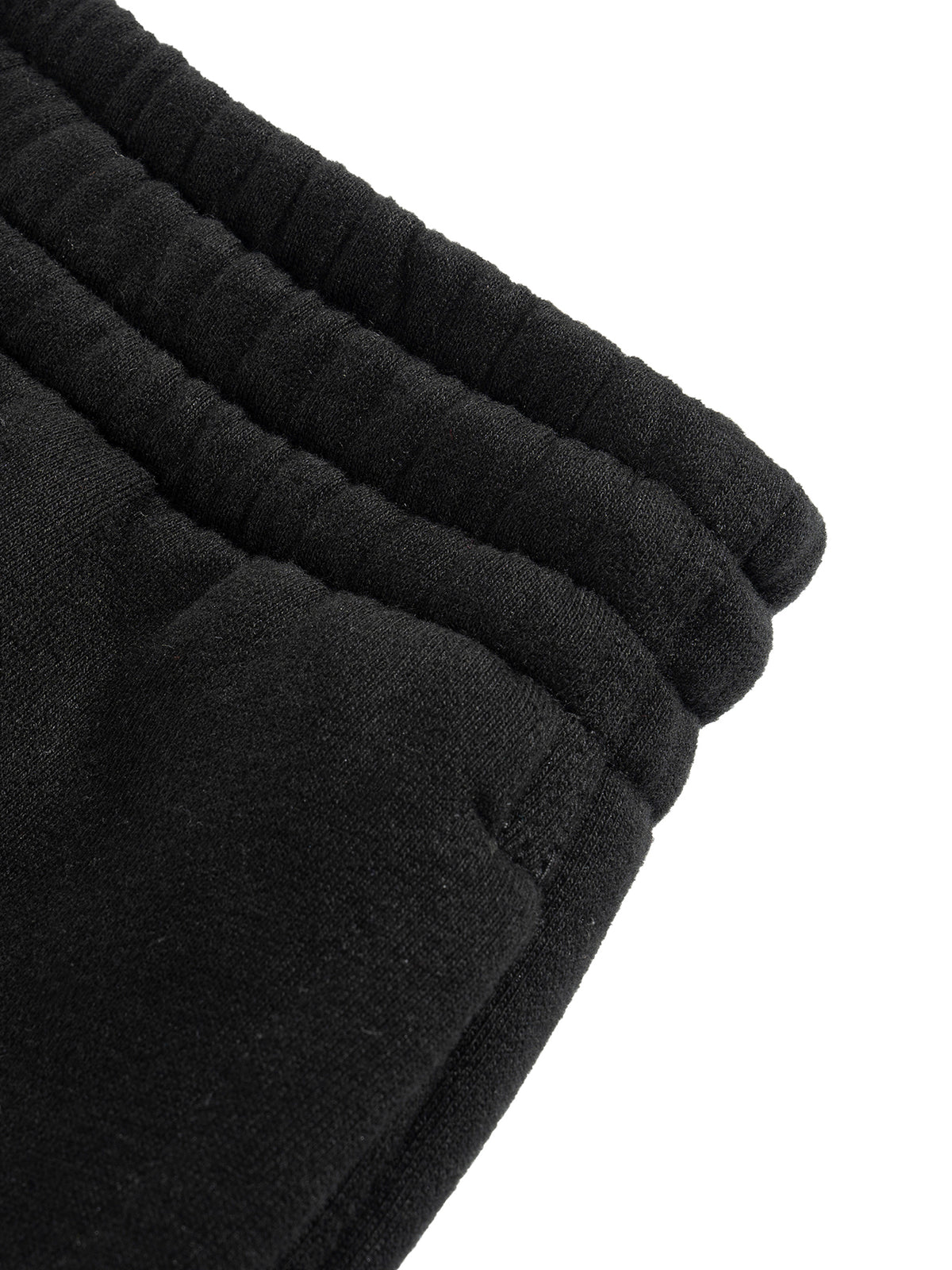 Fleece Drawstring Straight-Leg Sweatpants