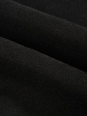 Fleece Drawstring Straight-Leg Sweatpants