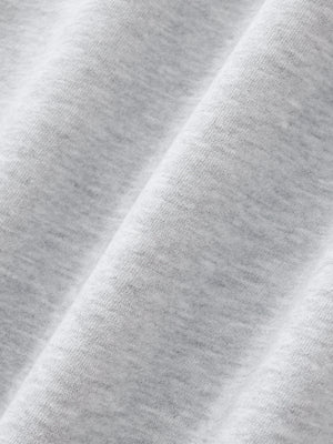 Contrast-Stitched Boxy Fleece Zip Hoodie