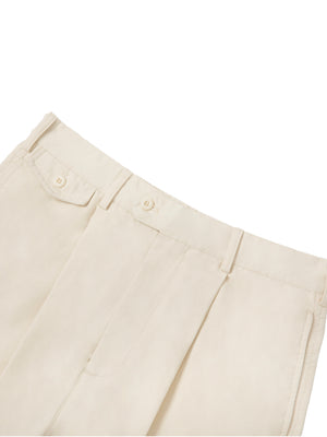 Adjustable Waist Straight-Leg Pants