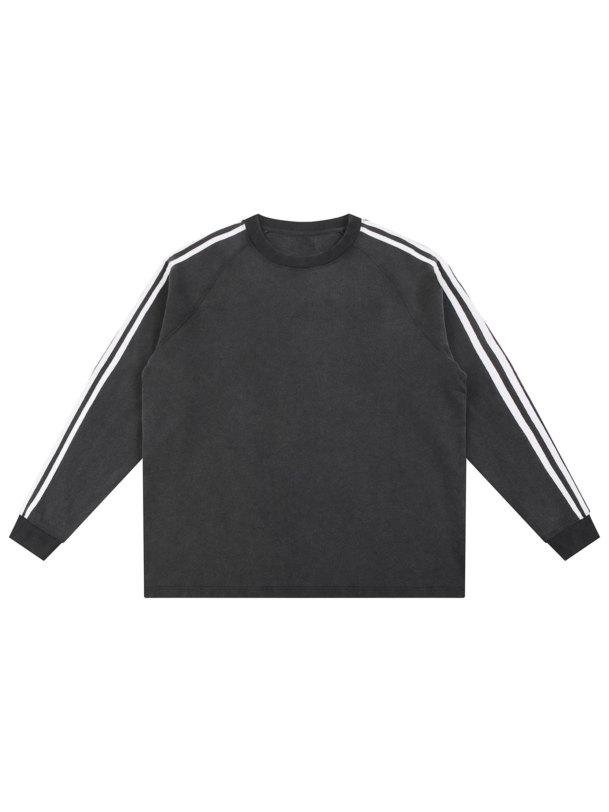 Snow Washed Contrast Tape Sweatshirt