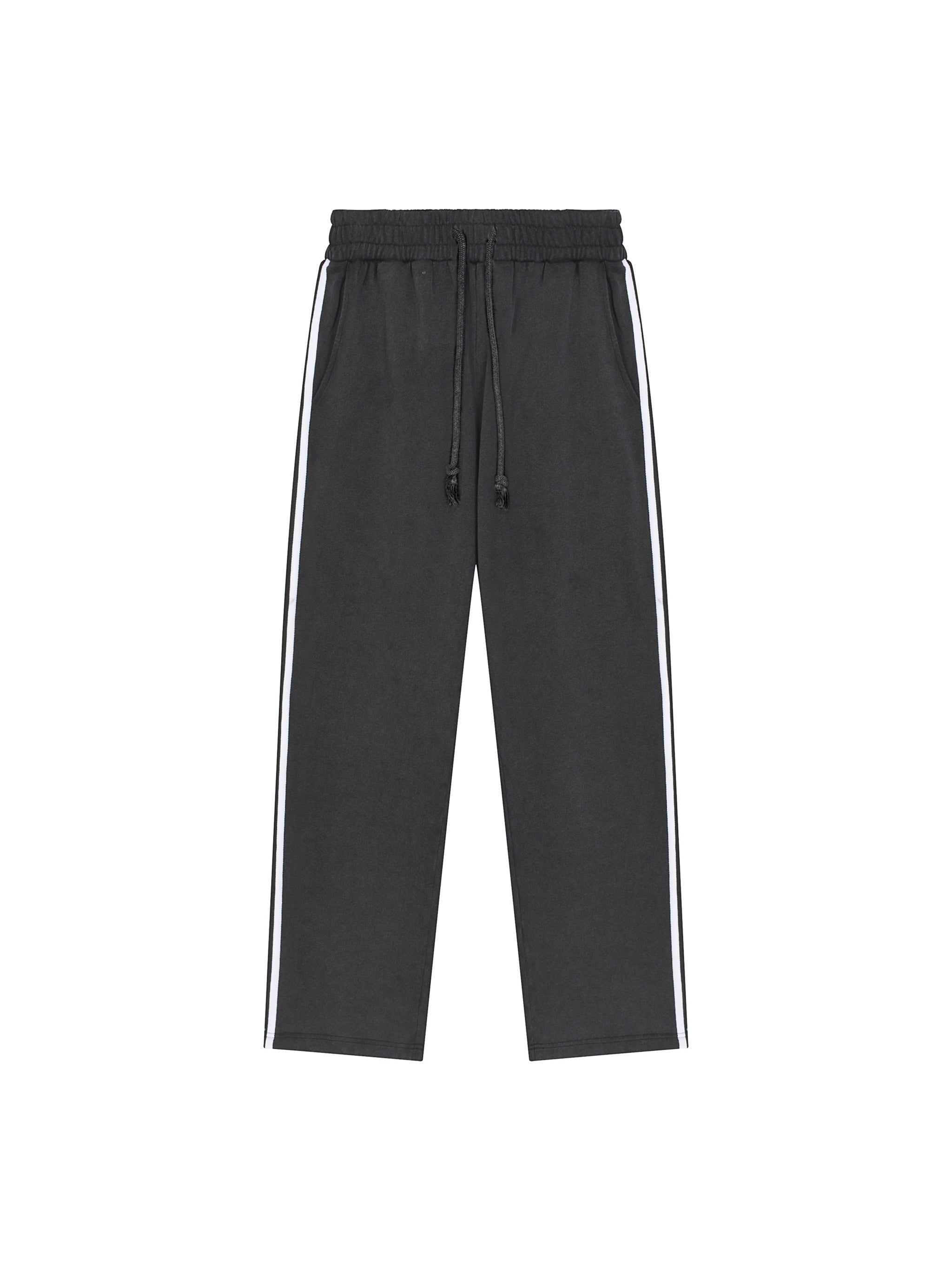 Snow Washed Contrast Tape Sweatpants