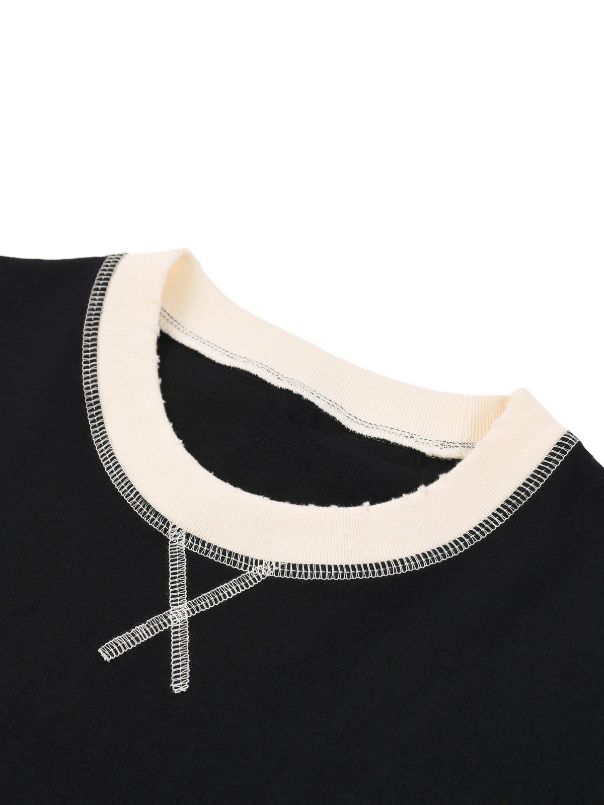 Contrast-Stitched Cotton T-Shirt