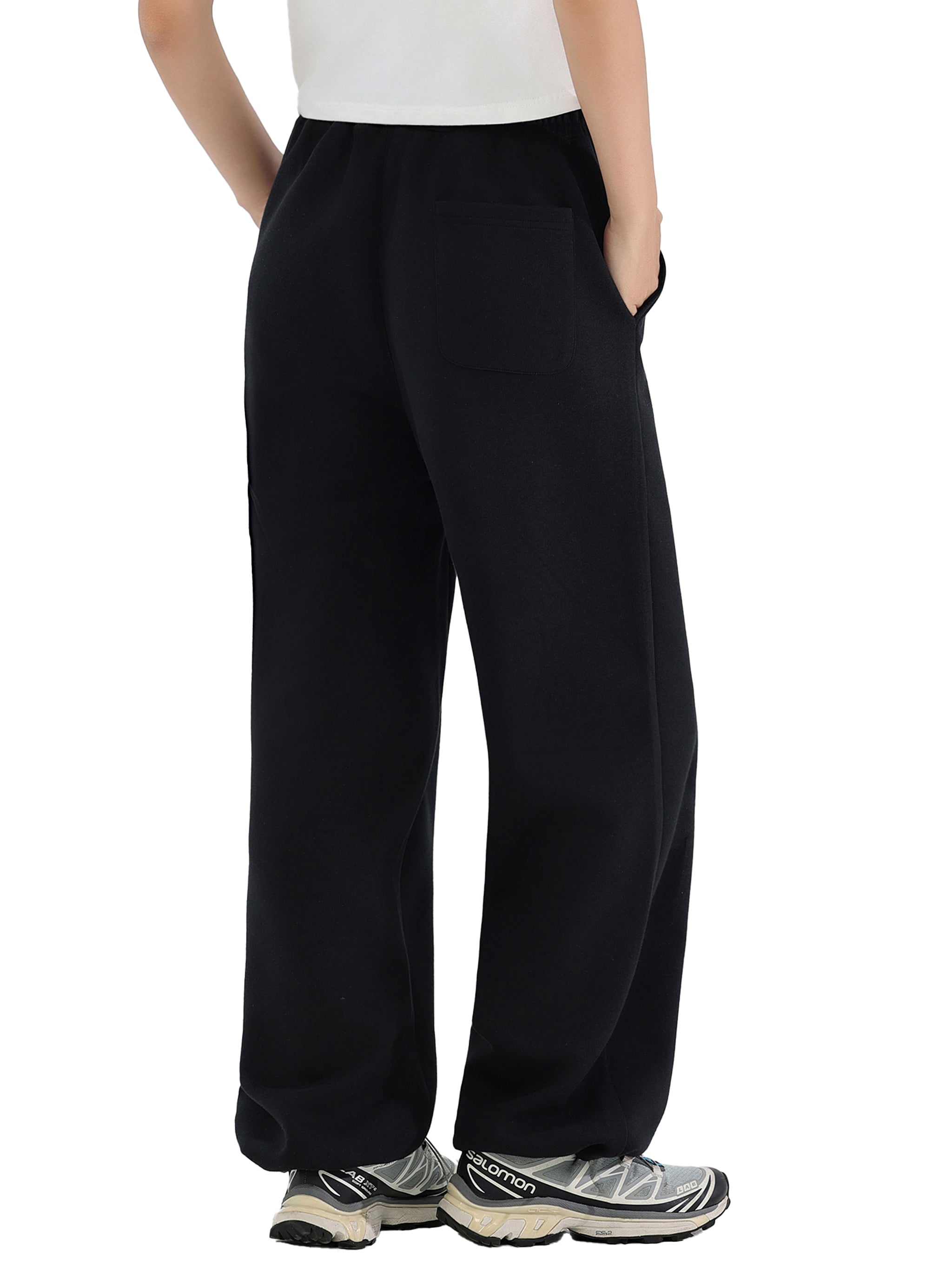 Essential Drawstring Straight-Leg Sweatpants