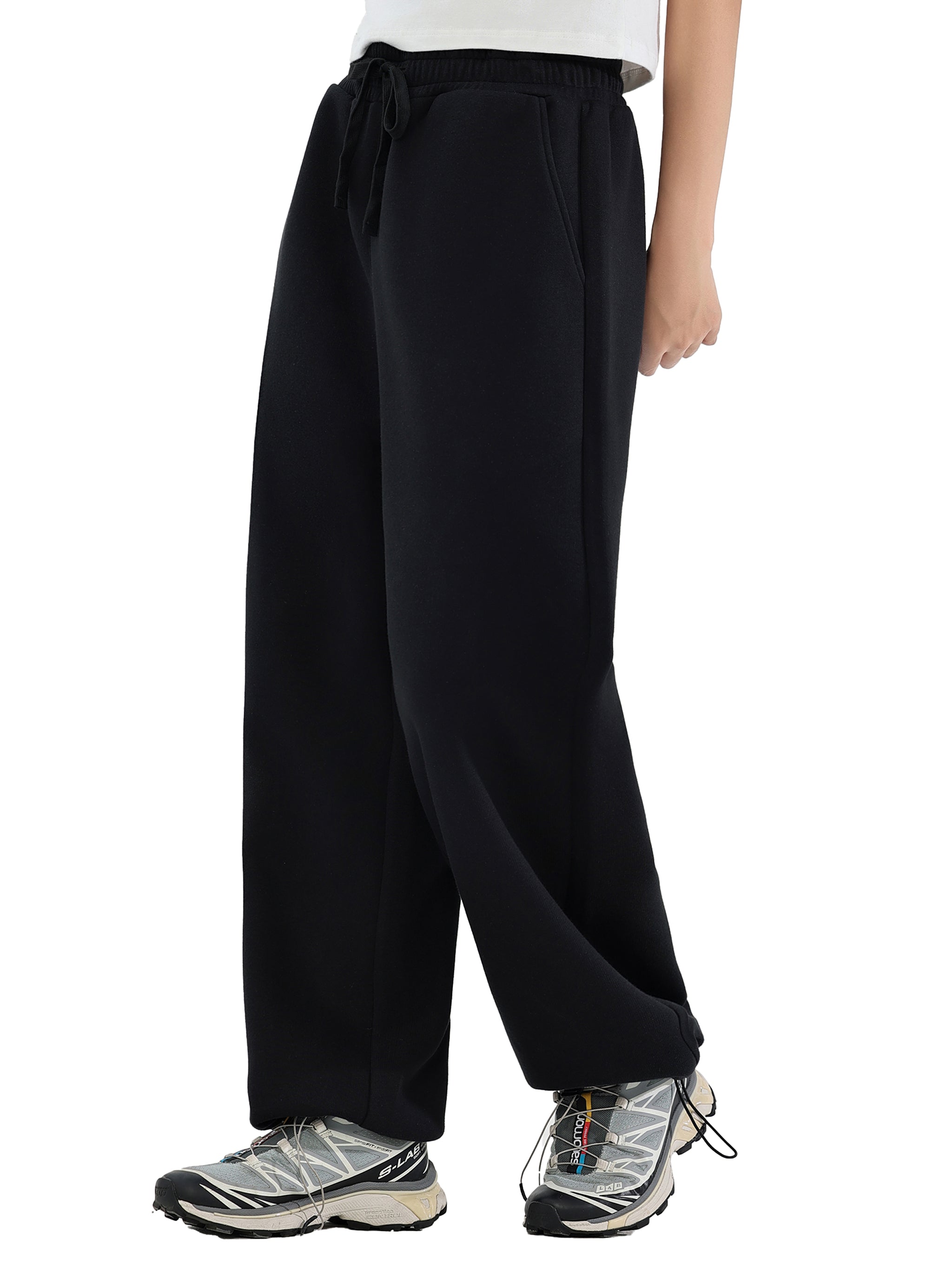 Essential Drawstring Straight-Leg Sweatpants