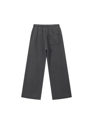 Snow Washed Raw Edge Sweatpants