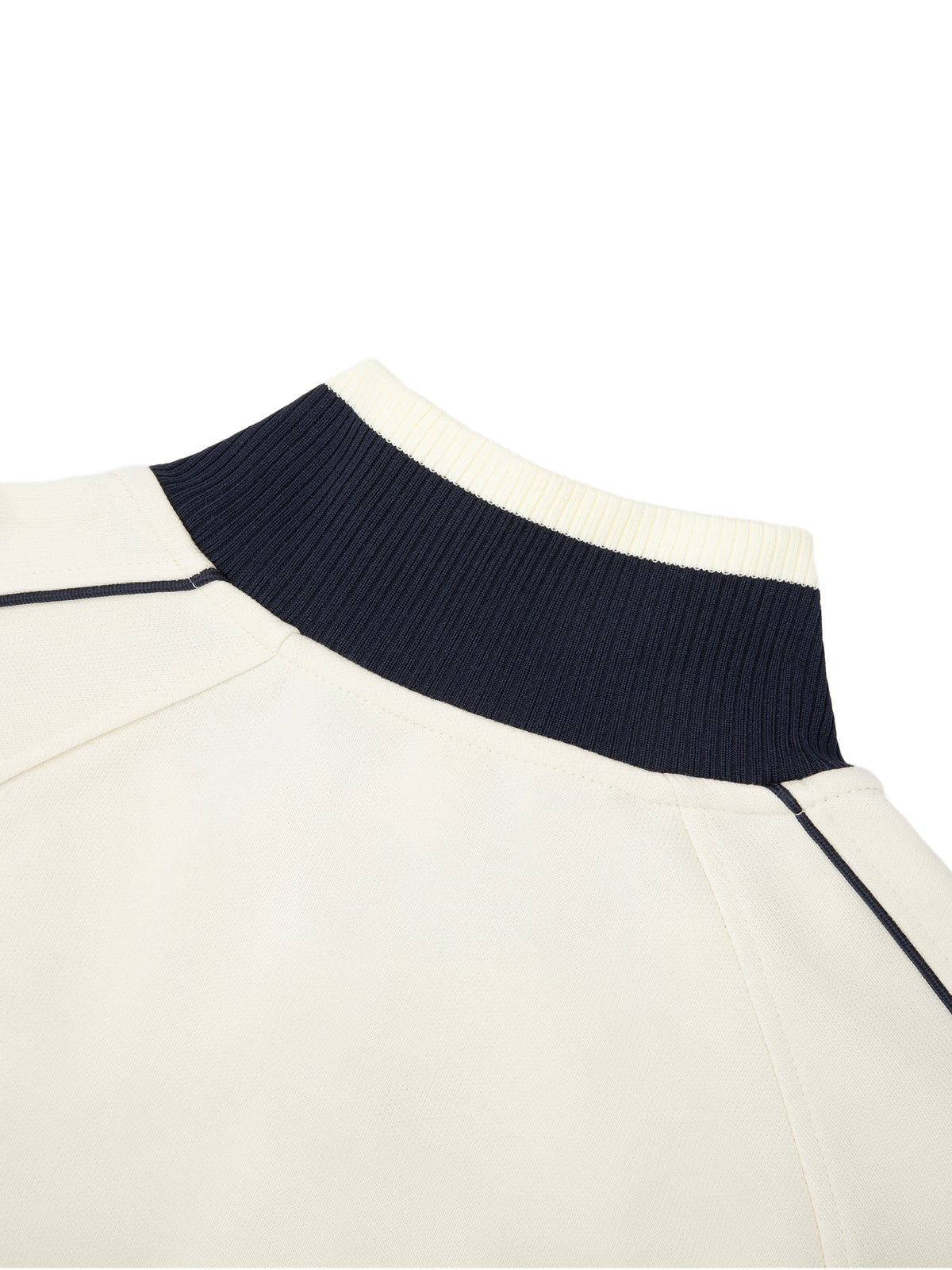 Color Block Raglan Sleeve Zip Track Jacket