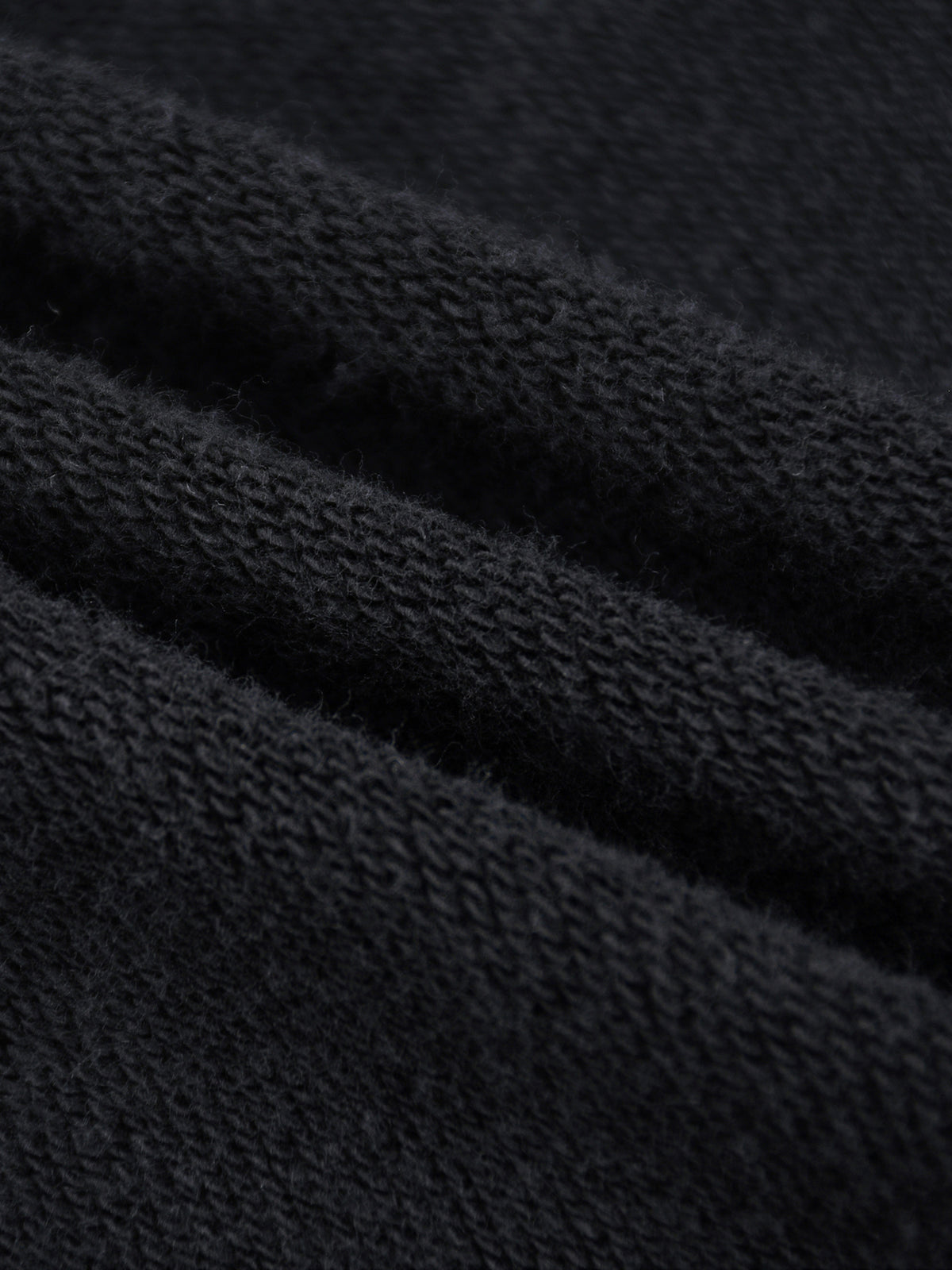 Snow Washed Tape Raw Edge Zip Hoodie