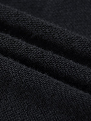 Snow Washed Tape Raw Edge Zip Hoodie