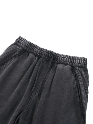 Snow Washed Tape Raw Edge Sweatpants