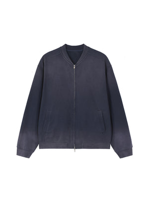 Sun Fade Heavyweight Baseball Jacket
