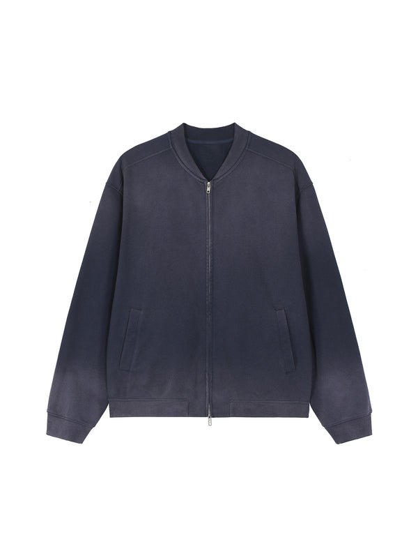 Sun Fade Heavyweight Baseball Jacket