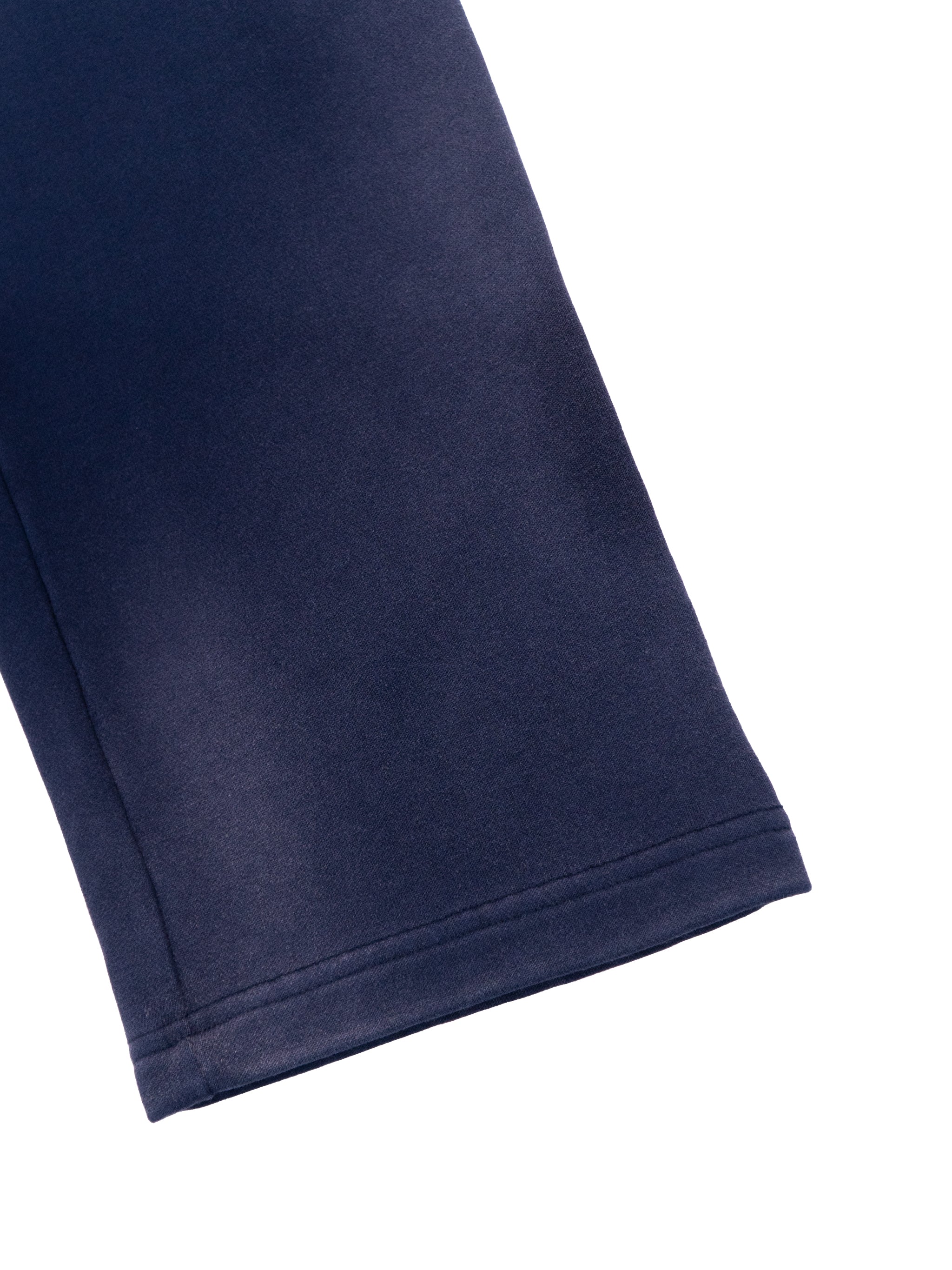 Sun Fade Raw Edge Straight-Leg Sweatpants