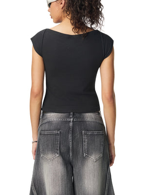 Essential Wide Neck Baby T-shirt