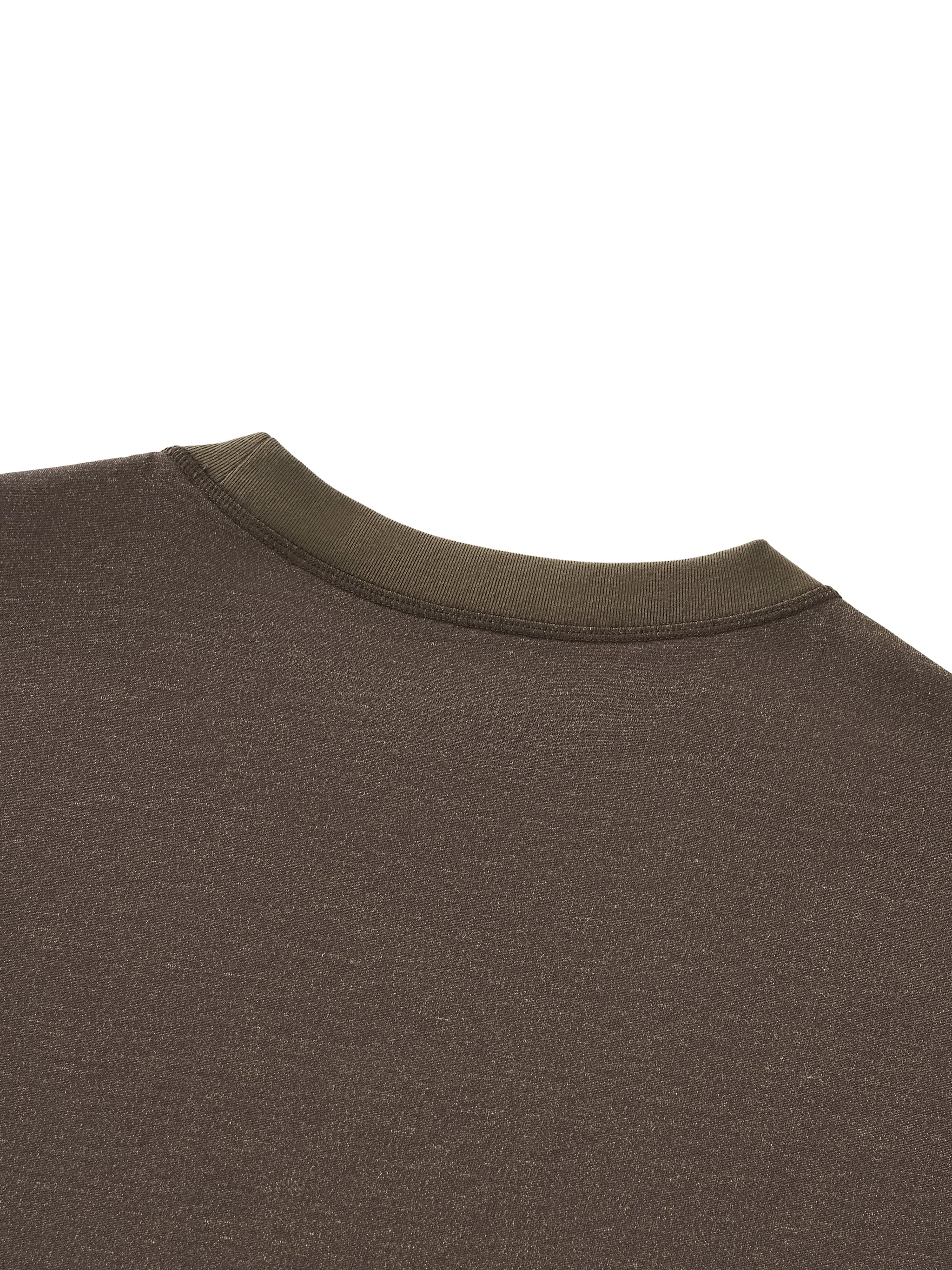 Contrast Cuff Cuffed T-Shirt