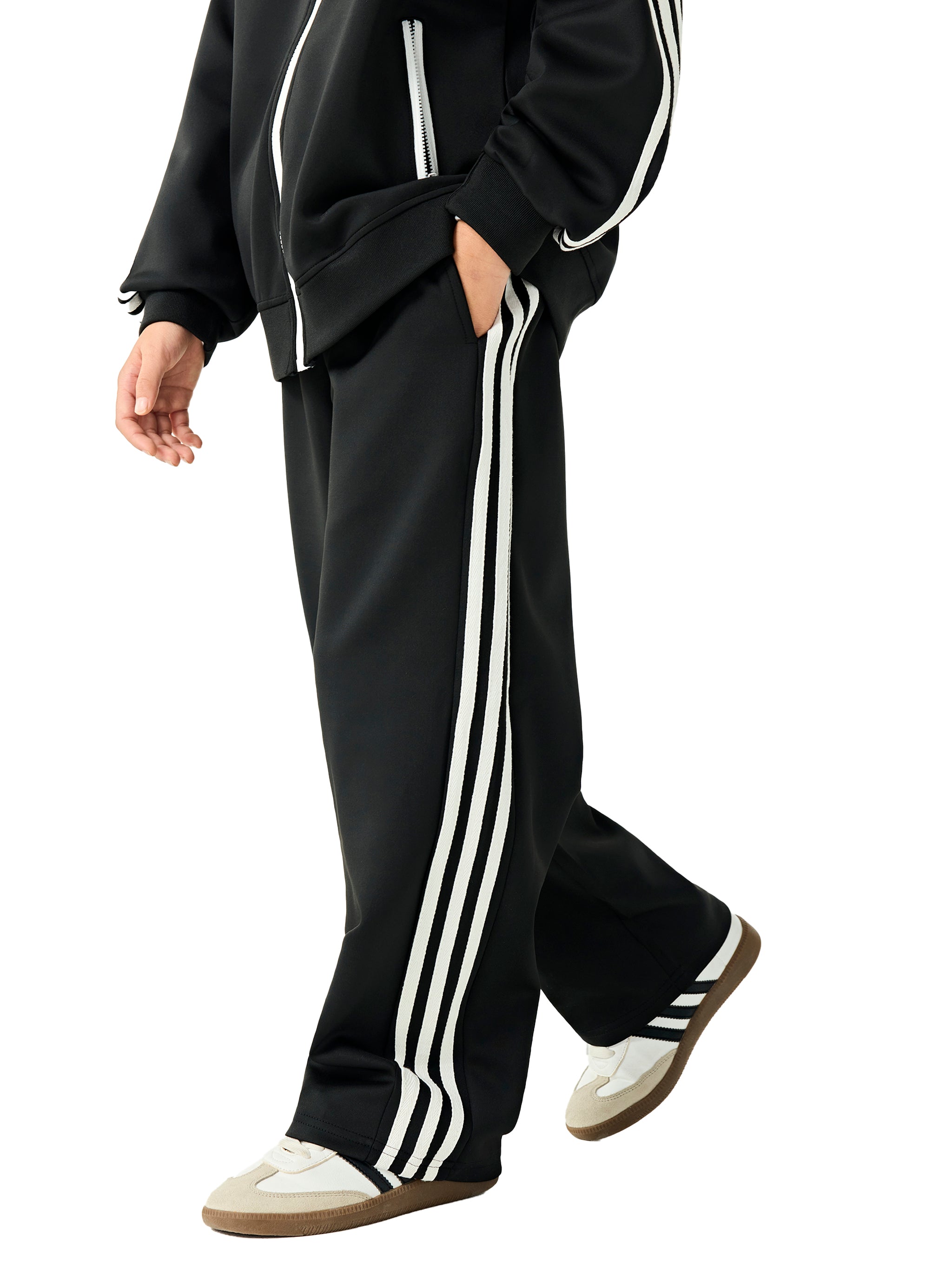 Kids’ Contrast Tape Sweatpants