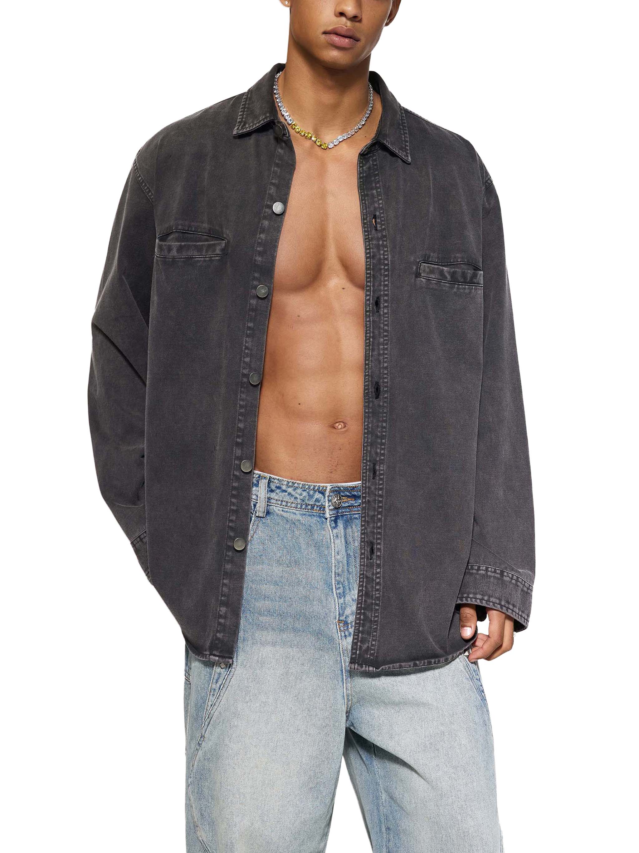 Denim Vintage Washed Heavyweight Jacket