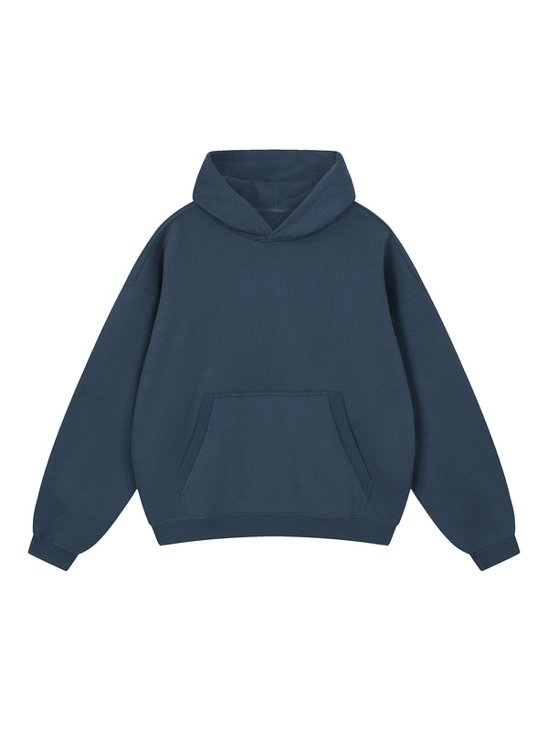 Essential Oversized Boxy Fit Fleece Hoodie