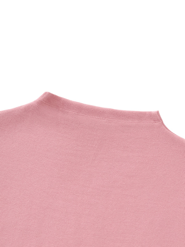 Essential Slim Fit Mock Neck T-Shirt