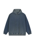 Vintage Washed Gradient Fleece Hoodie