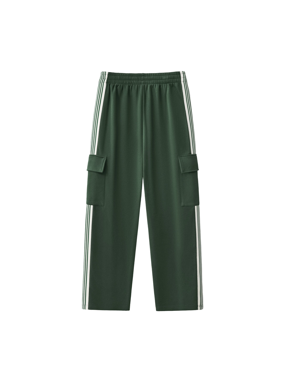 Side Stripe Straight-Leg Pants