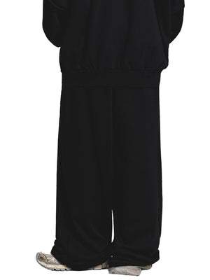 Snow Washed Raw Edge Sweatpants