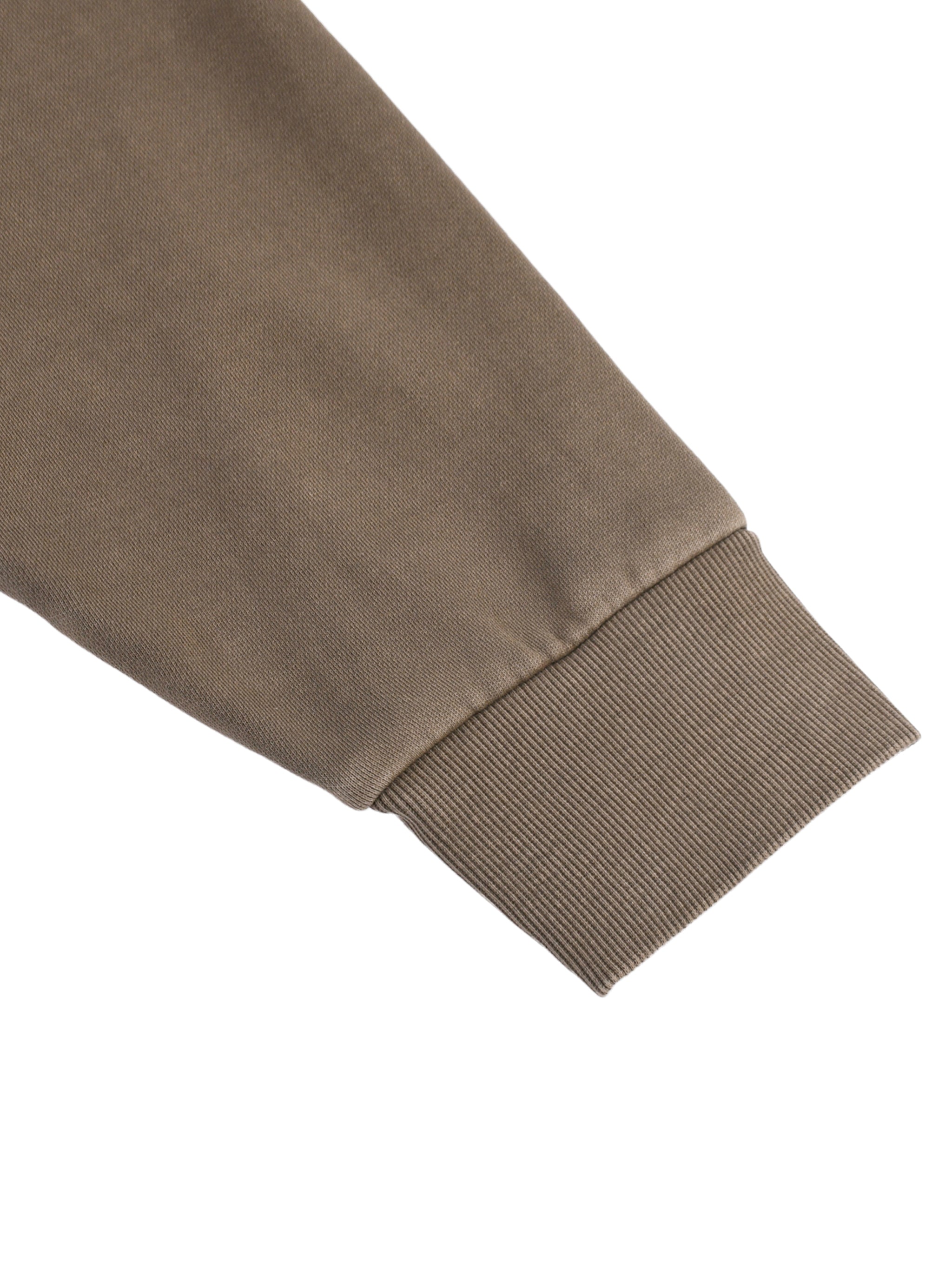 Snow Washed Tape Raw Edge Hoodie