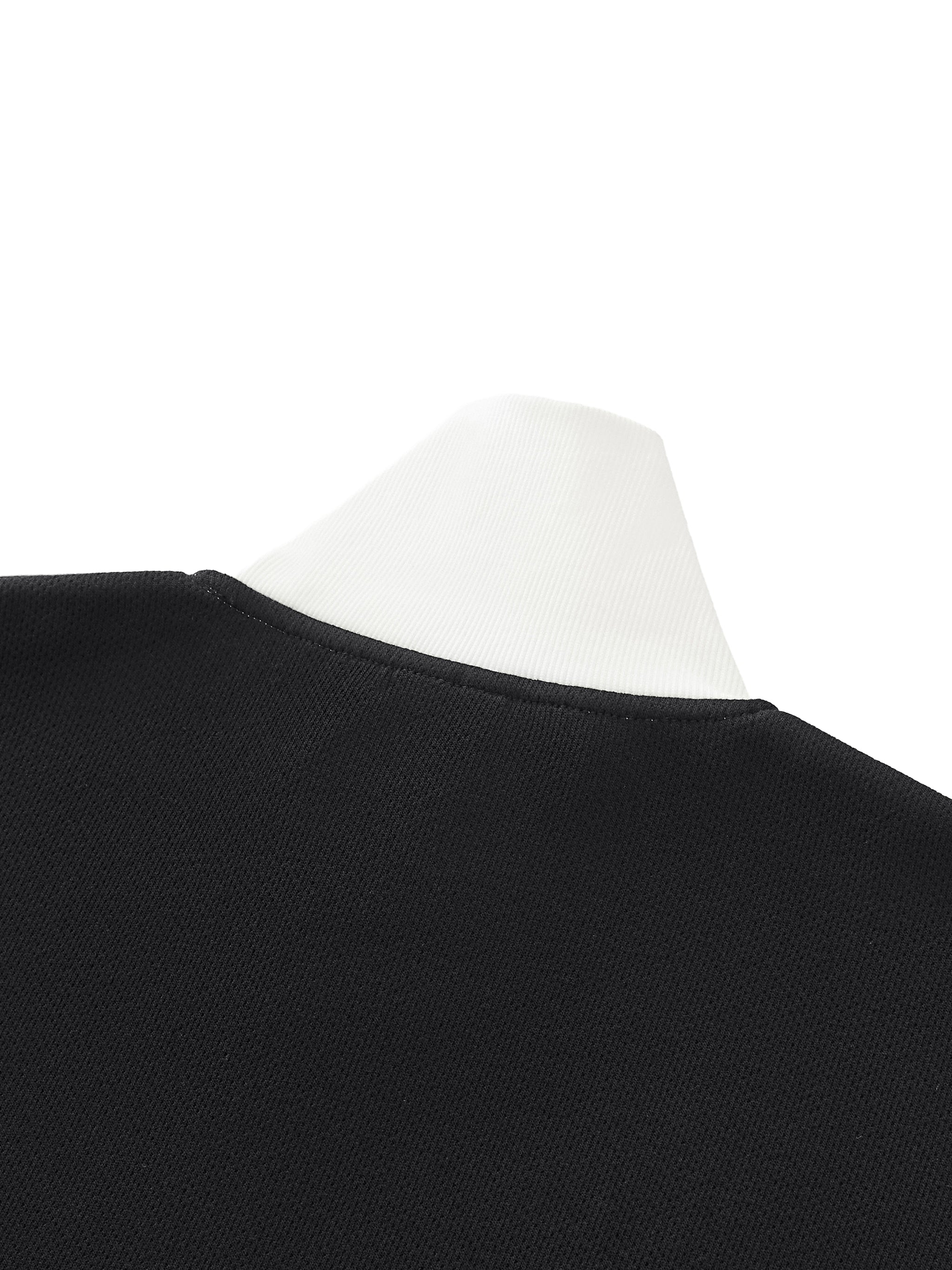 Contrast Side Stripe Fleece Track Jacket