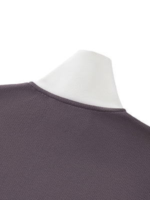 Cropped Fleece Track Jacket with Contrast Side Stripes