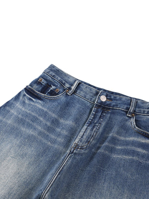 Sun Fade Heavyweight Denim Jeans