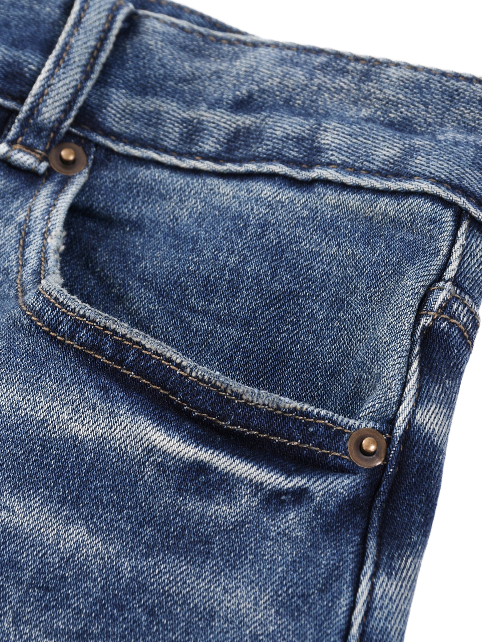 Sun Fade Heavyweight Denim Jeans