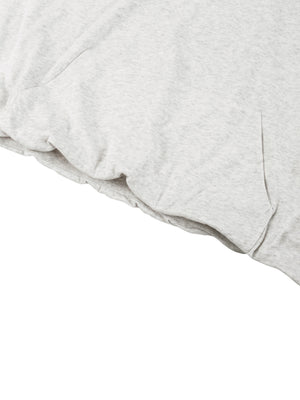 Boxy Gather-Hem Hoodie