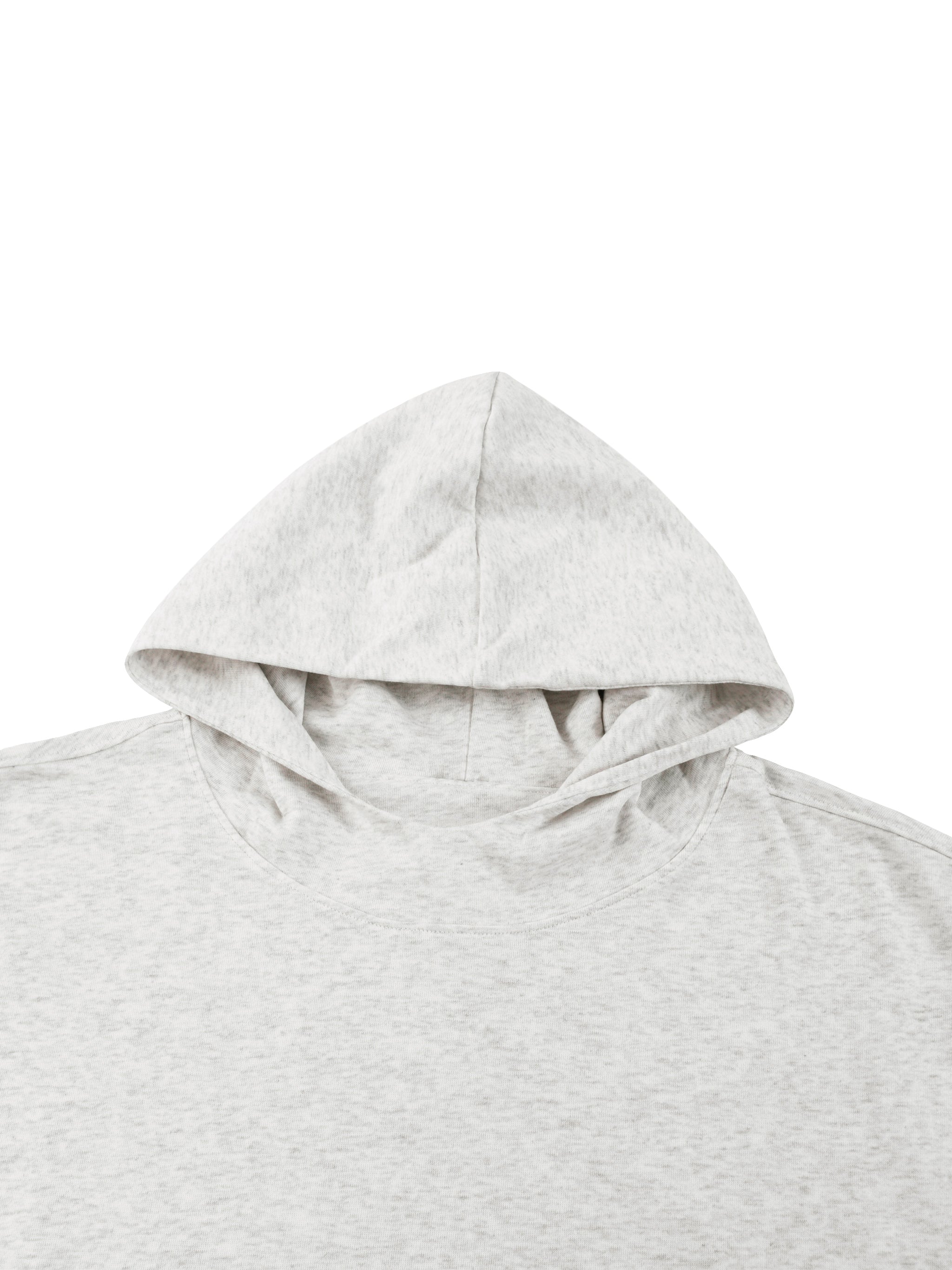 Boxy Gather-Hem Hoodie