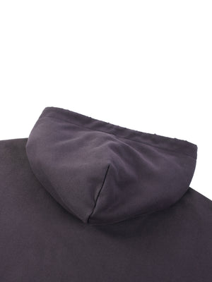 Sun Fade Frayed Fleece Hoodie