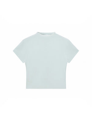 Essential Slim Fit Mock Neck T-Shirt