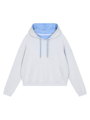 Contrast Drawstring Hoodie
